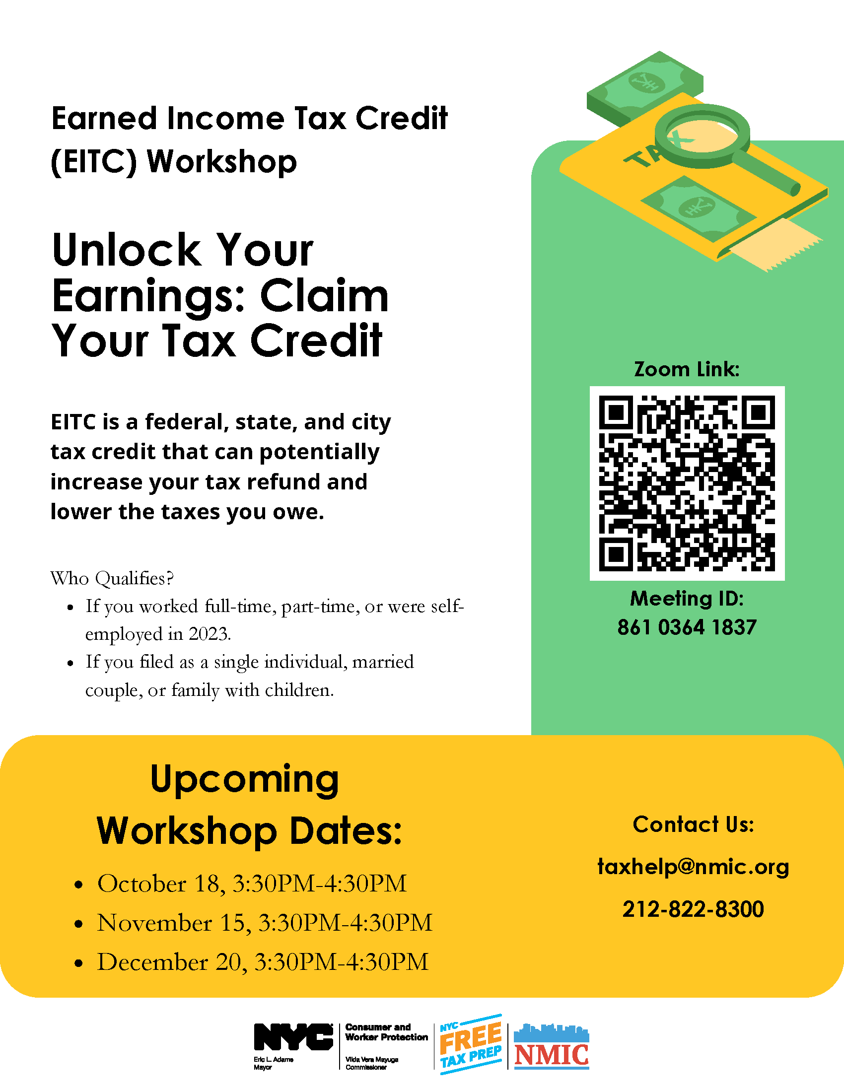 Earned Income Tax Credit (EITC) Workshop