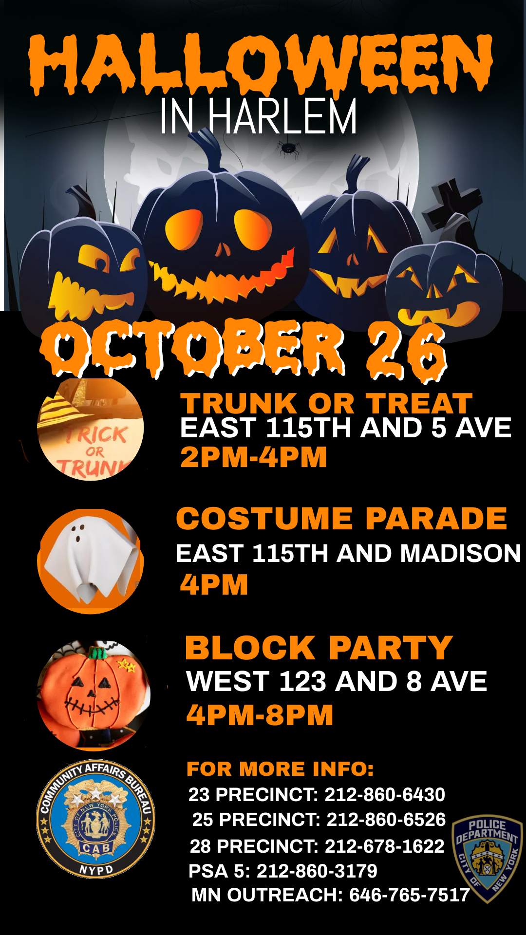 Halloween in Harlem Manhattan Borough President