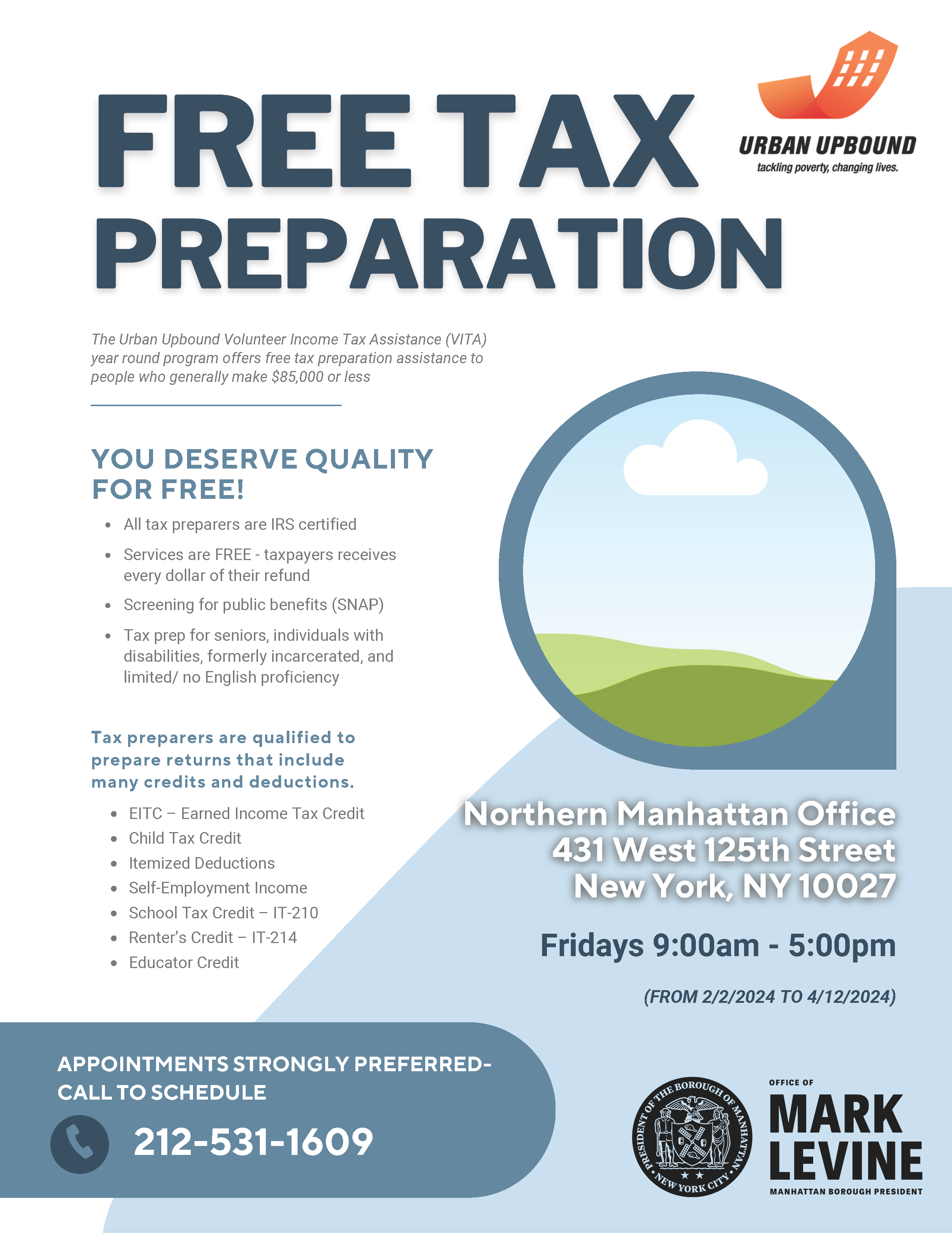 Free Tax Preparation with Upward Upbound