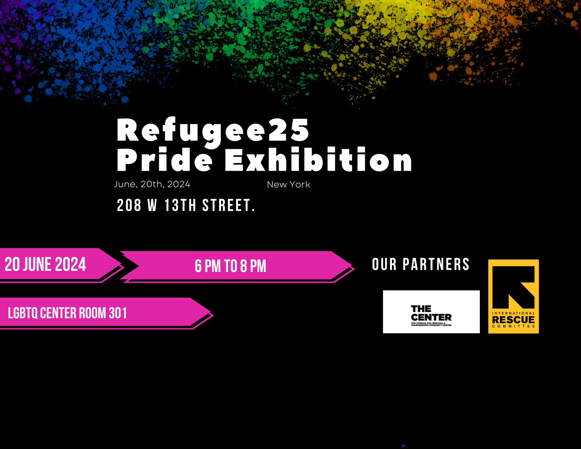 World Refugee Day Pride Exhibition 2024