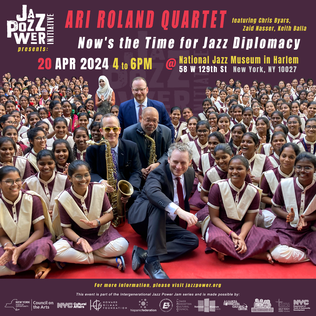 Ari Roland Quartet “Now’s the Time for Jazz Diplomacy”