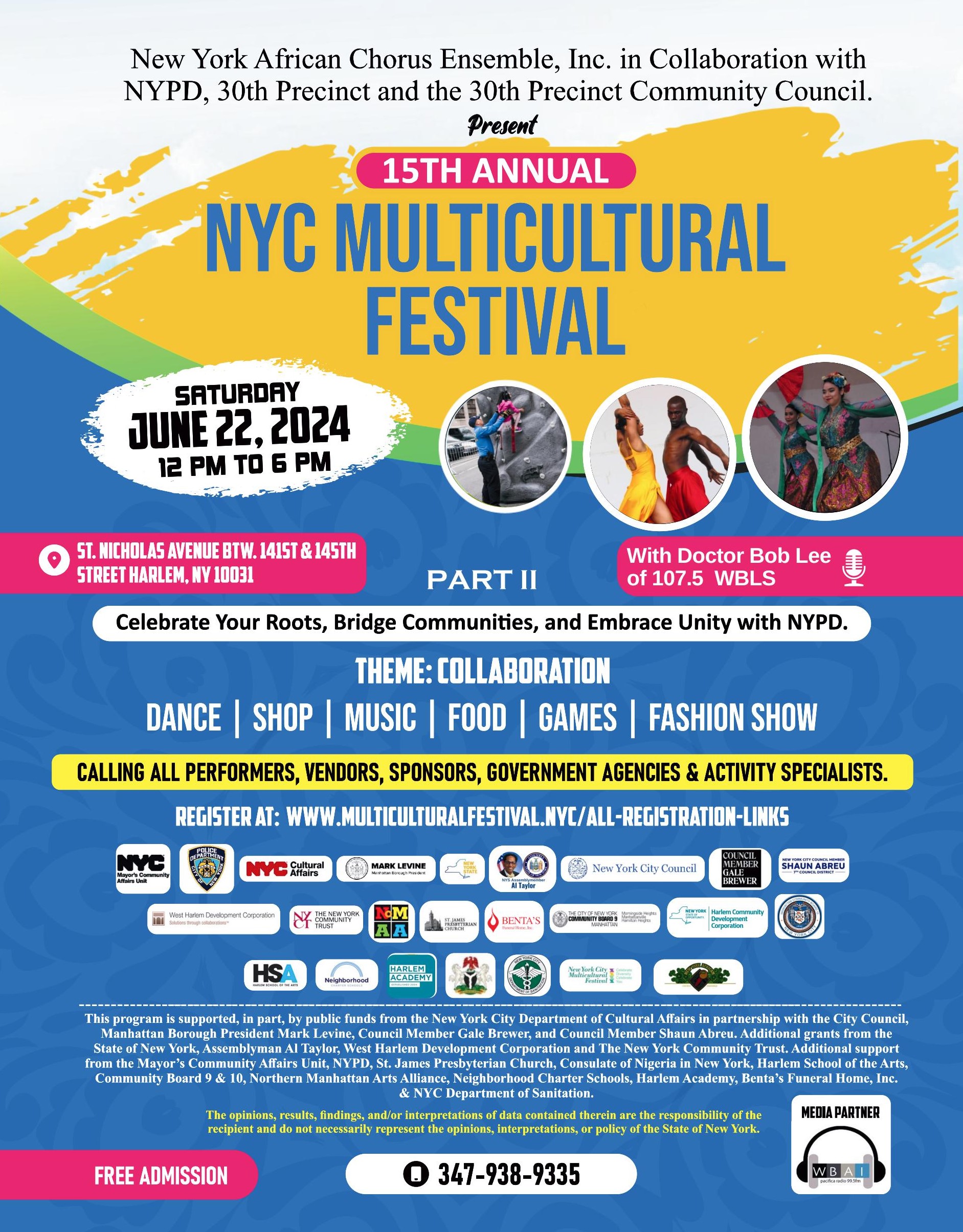 15th Annual NYC Multicultural Festival
