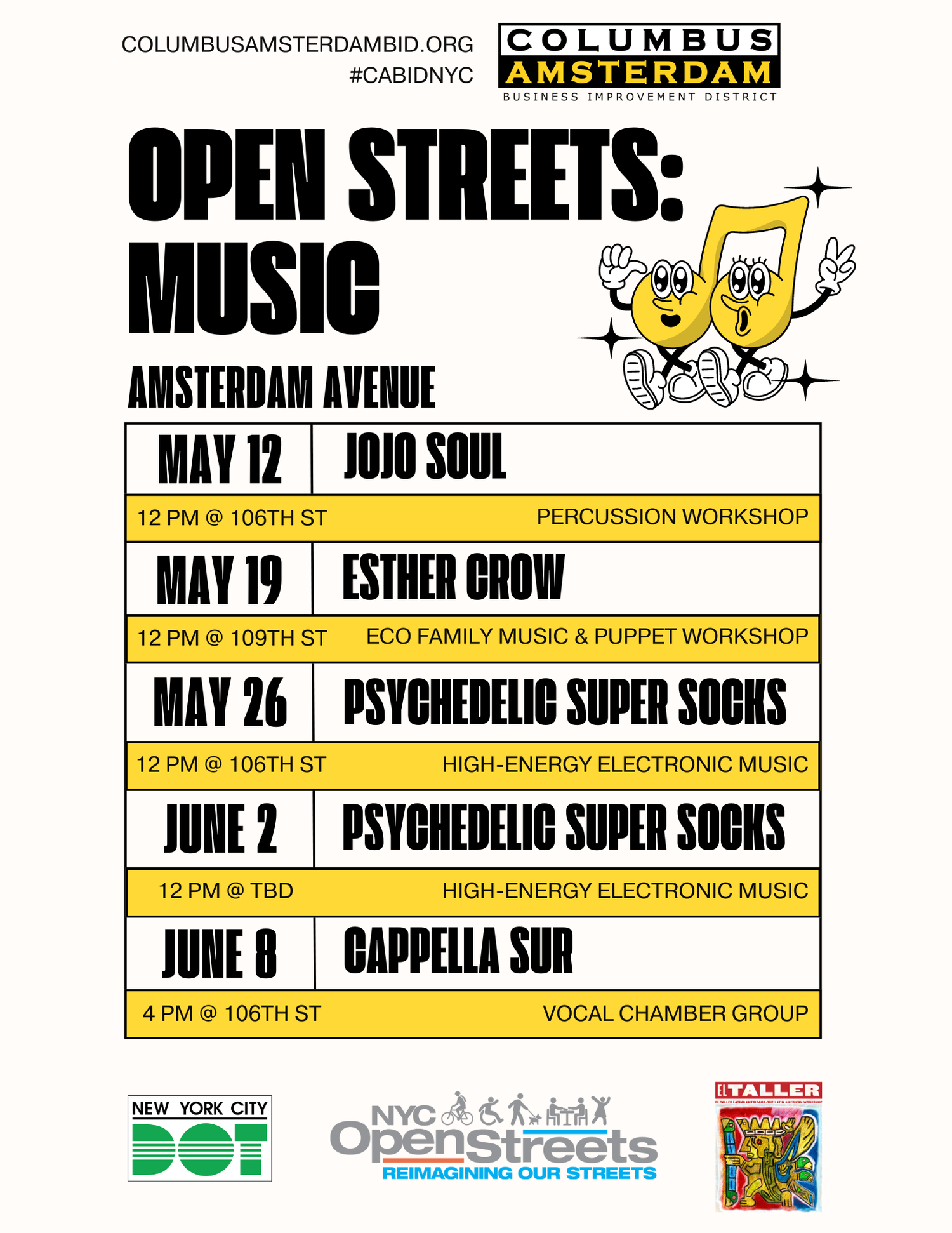 Open Streets: Music