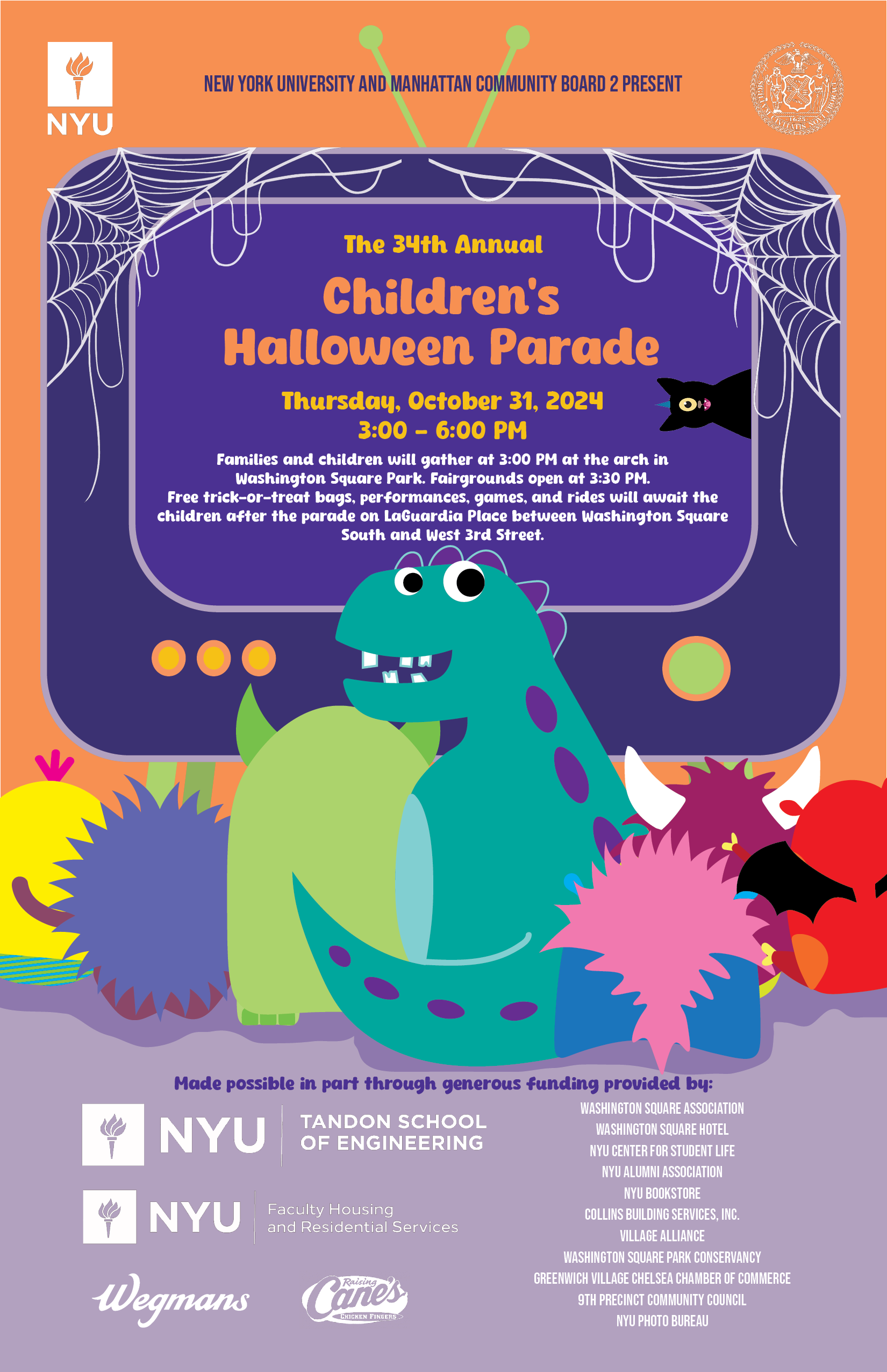 The 34th Annual Children's Halloween Parade Manhattan Borough President