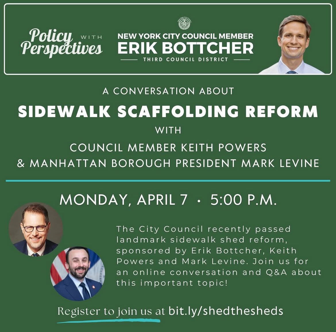 Sidewalk Scaffolding Reform Flier