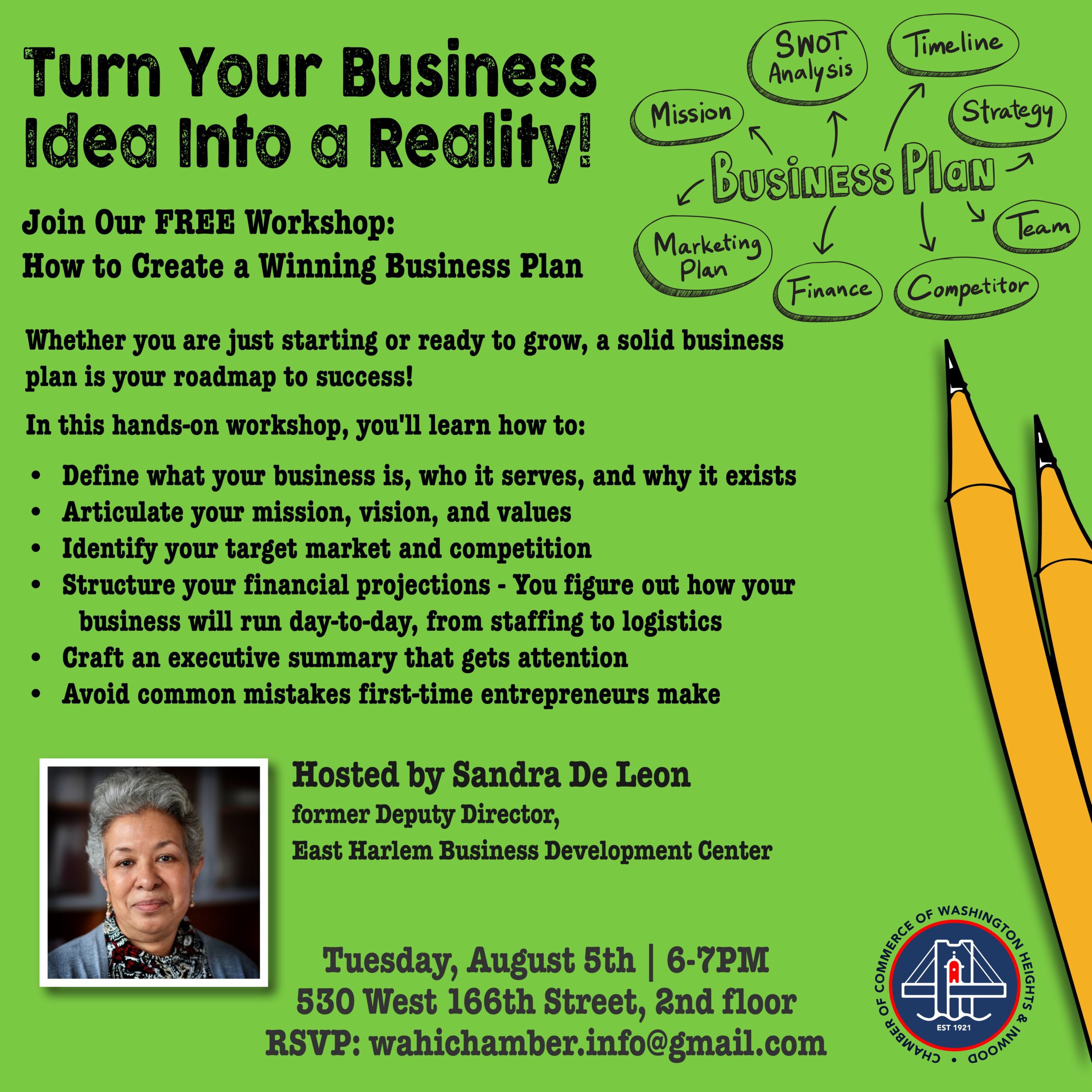 Free Business Plan Workshop