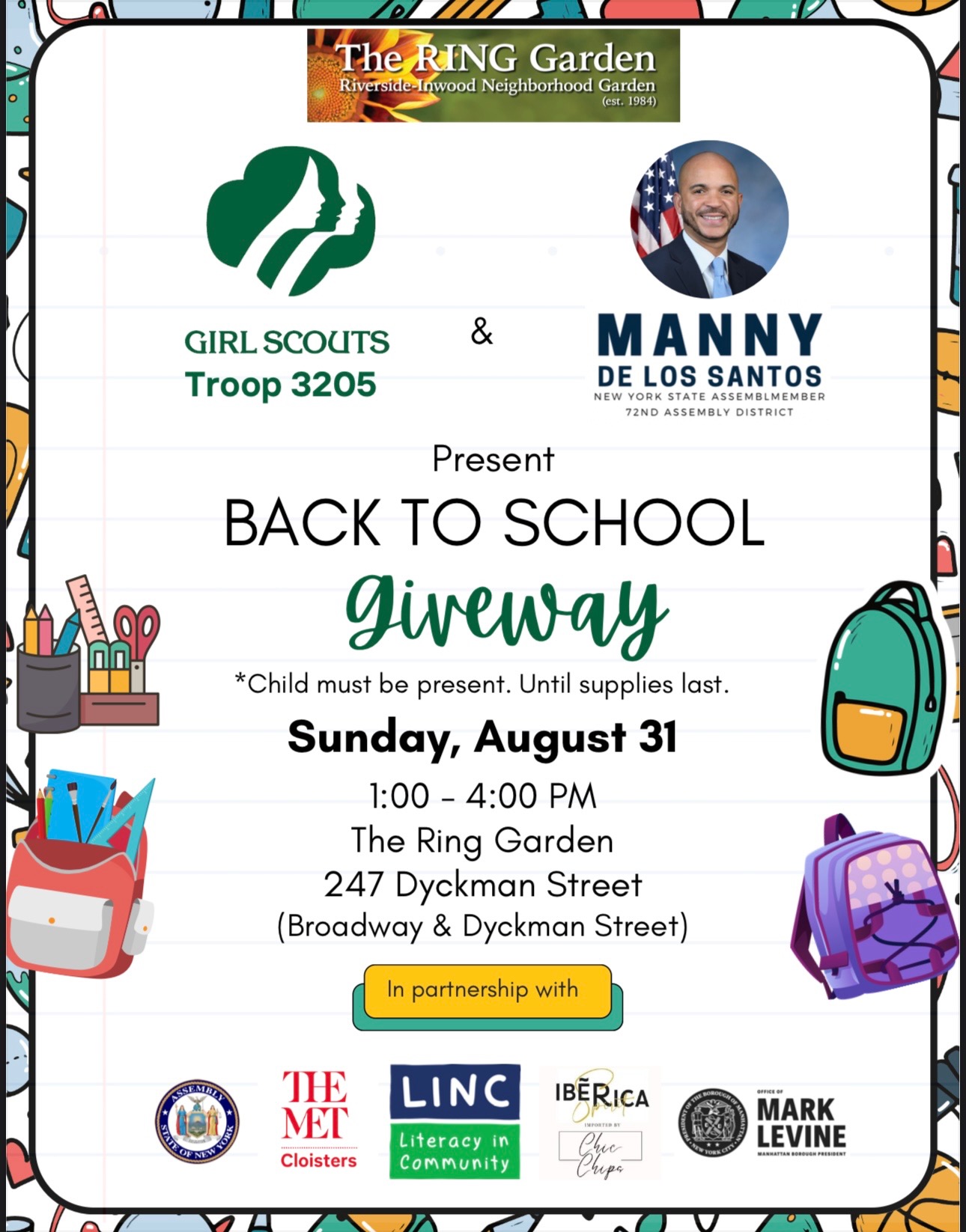 Back to School Giveaway with The Ring Garden