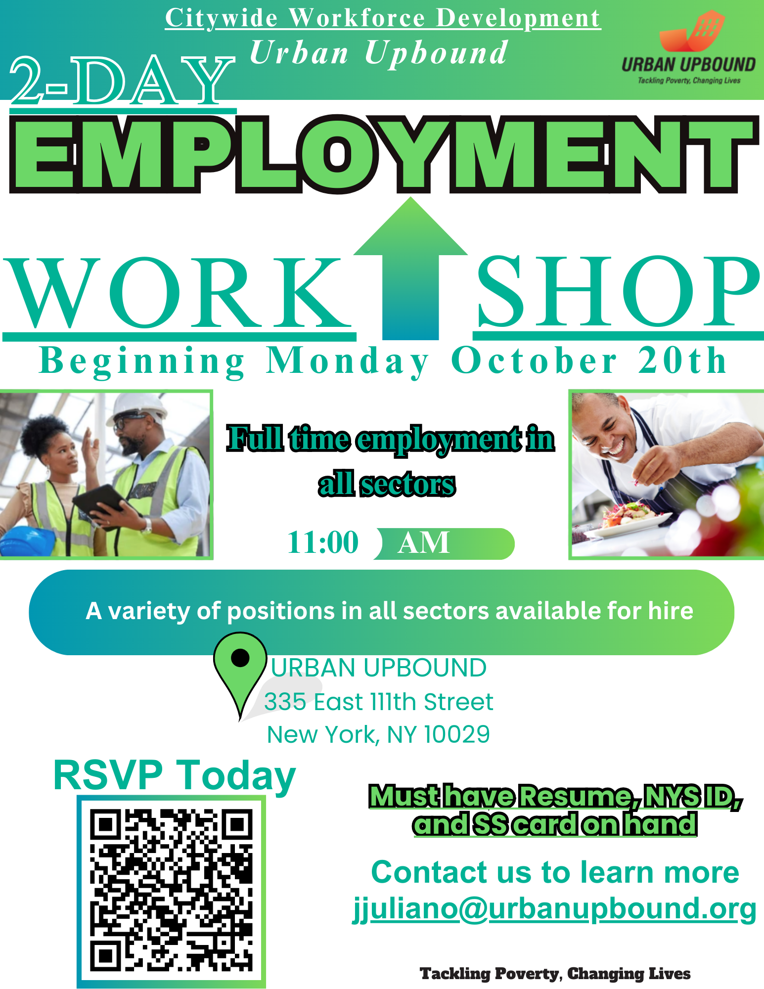 Urban Upbound 2-Day Employment Workshop