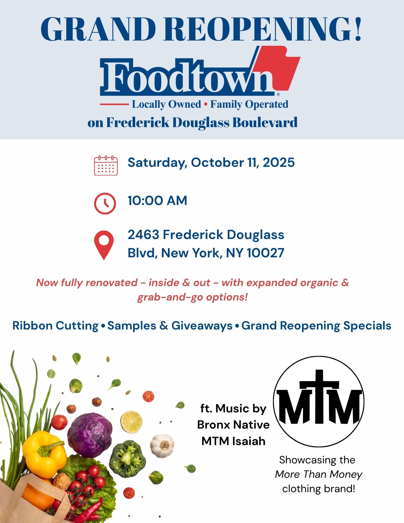Foodtown of Frederick Douglass Boulevard Grand Reopening and Ribbon Cutting