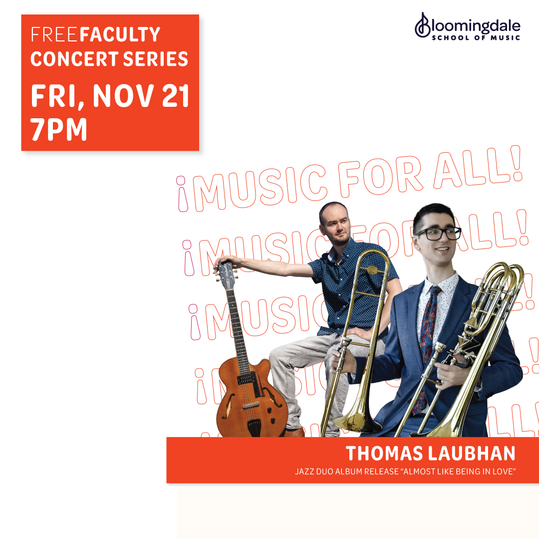 Thomas Laubhan Jazz Duo Album Release “Almost Like Being in Love”