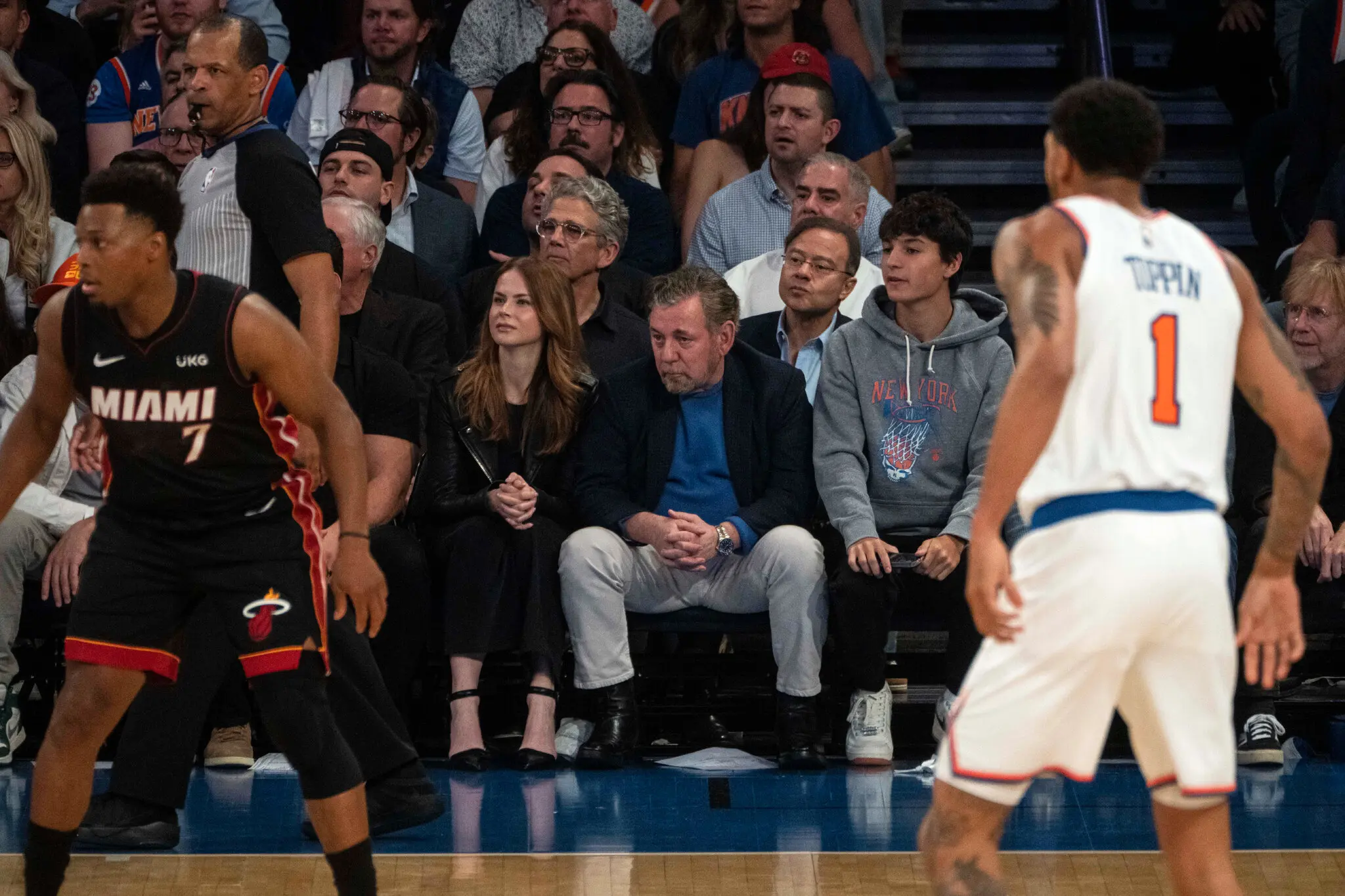For the Knicks’ Owner, a Title Might Finally Stop Some Boos